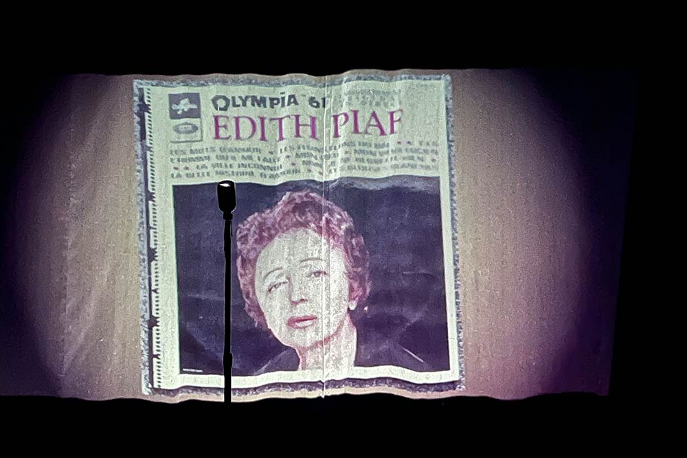 Edith Piaf à l'Olympia en 1961.