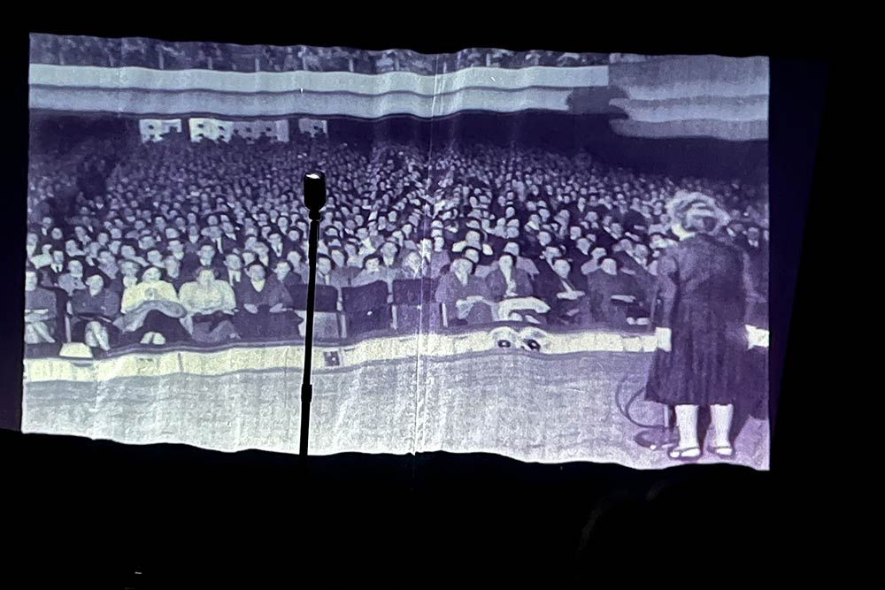 Edith Piaf à l'Olympia en 1961.