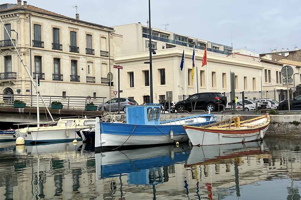 Sète, une ville où l'eau est omniprésente.