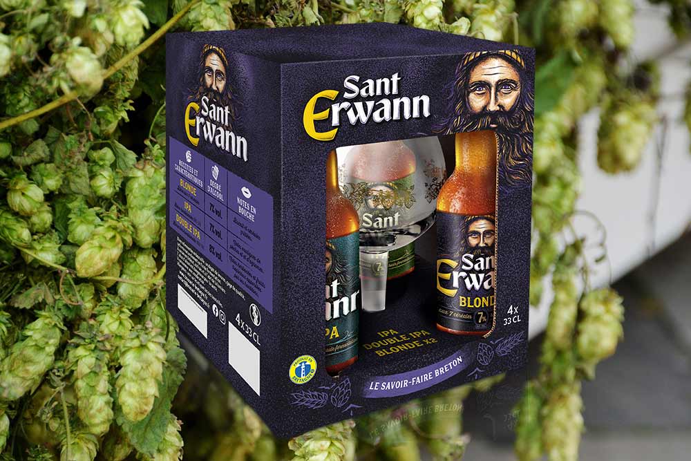 Biere - Coffret Sant Erwann Découverte de 4 recettes