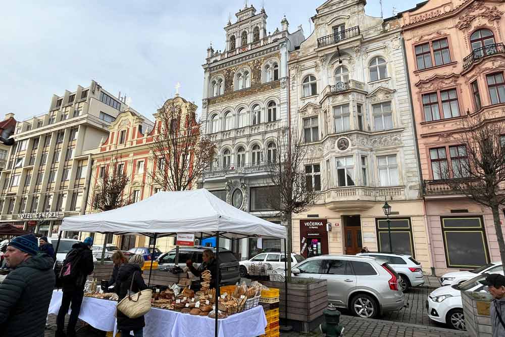 Pilsen - Maisons de la place de la République