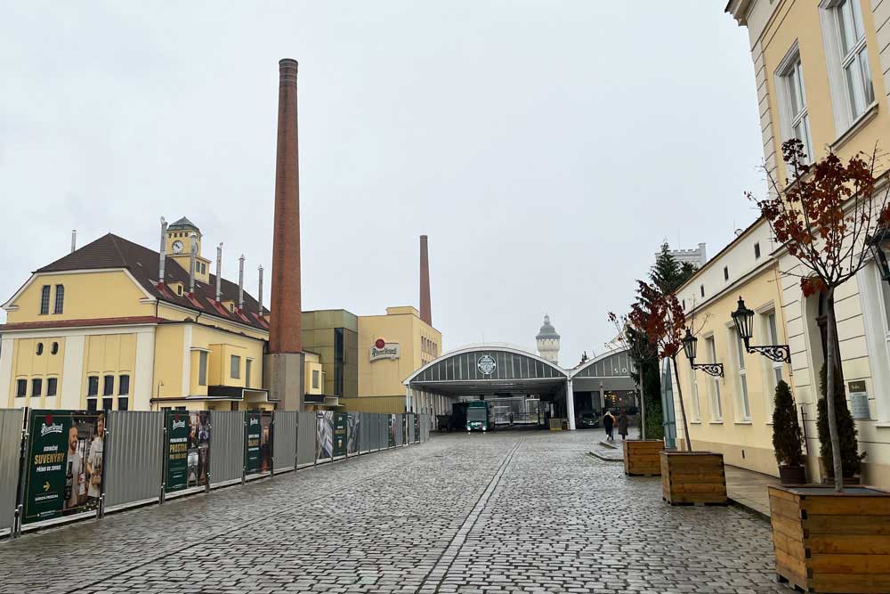 Pilsen - Vue de la brasserie Pilsner Urquell