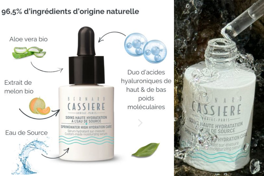 Le sérum hydratant sur mesure