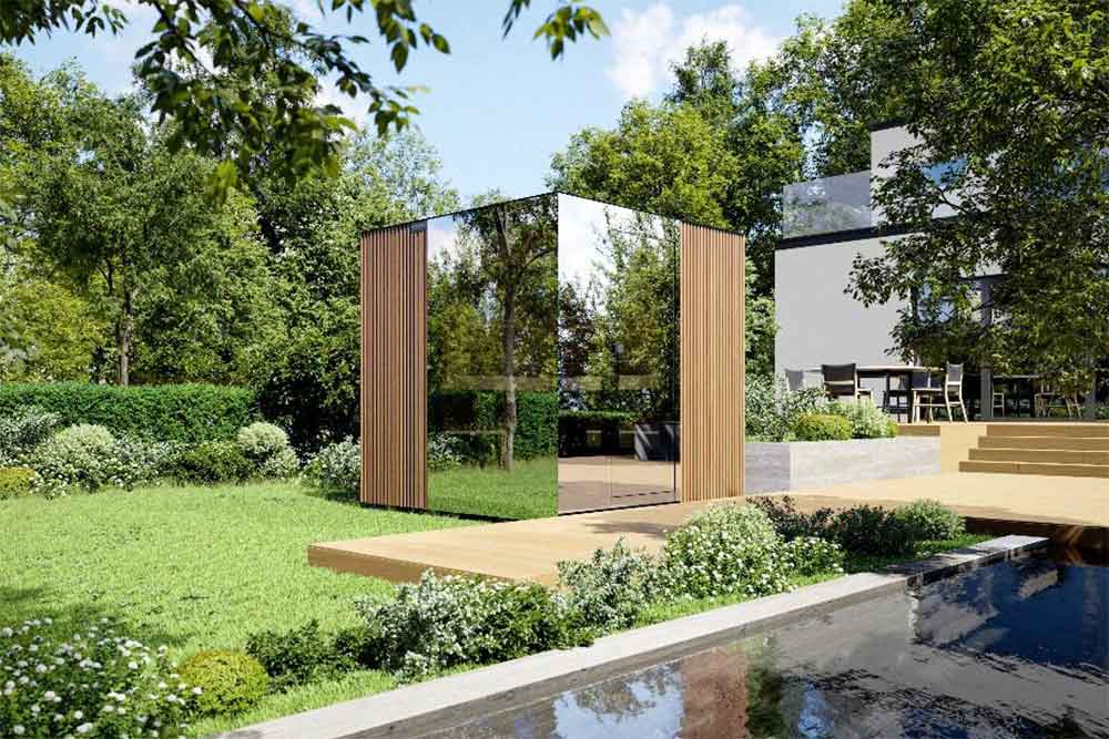 Saunas Extérieurs - vue sur la nature mais en conservant son intimité.