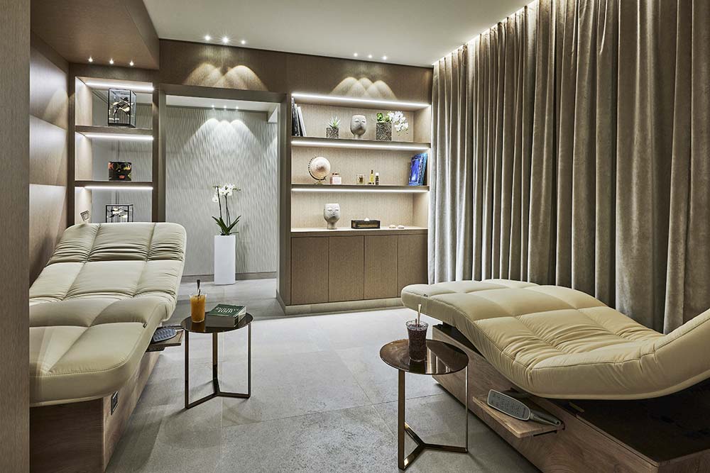 Cabine de relaxation.