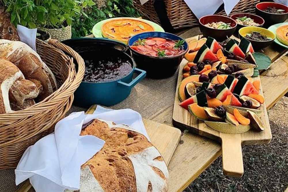 Domaine des Andéols - des plats qui aiguisent l'appétit.