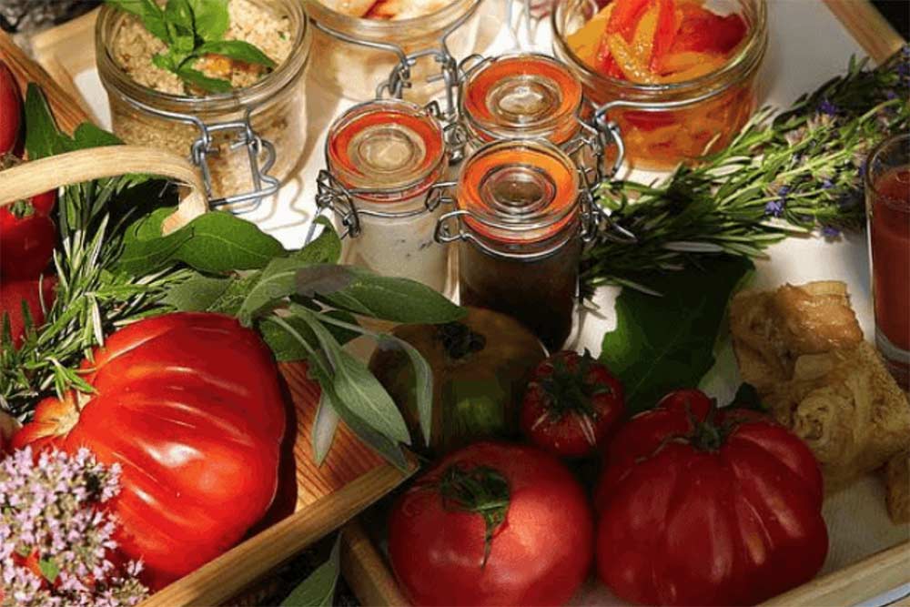 Domaine des Andéols - Les plats faits maison.