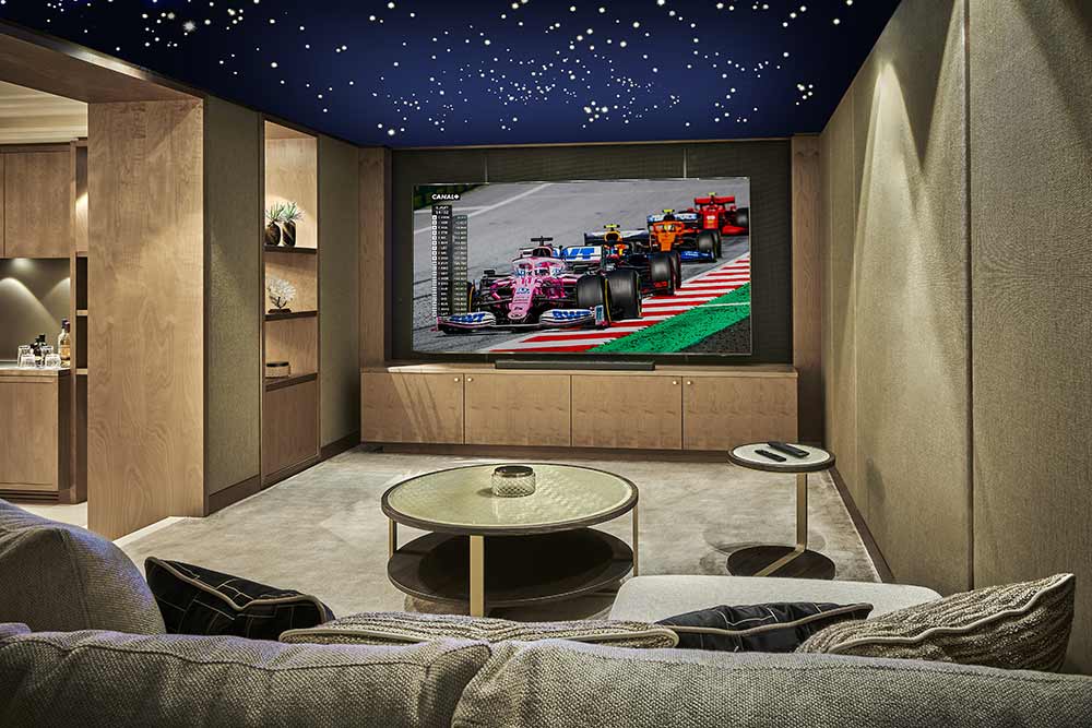 Réserve de Beaulieu - Le Home Cinéma de la villa Victoria.