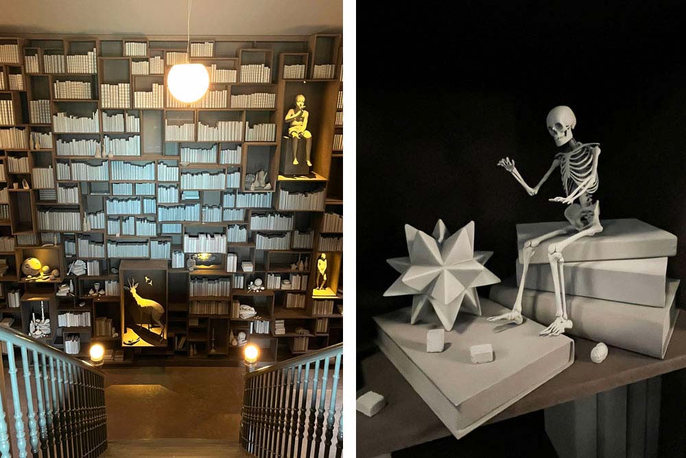 La Lys - La Chambre des Merveilles d’Hans Op de Beeck avec un détail, à droite