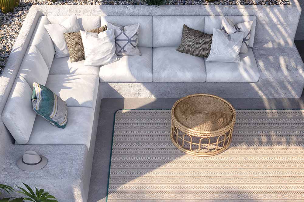 Balsan - Tapis extérieur Jarkarta, coloris Corona Caméra.