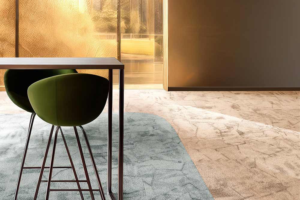 Daydream- motif bicolore gris et jaune.