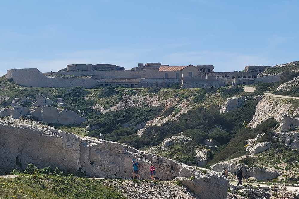 Frioul - Cet ancien fortin a été réaménagé et renforcé par les Allemands.