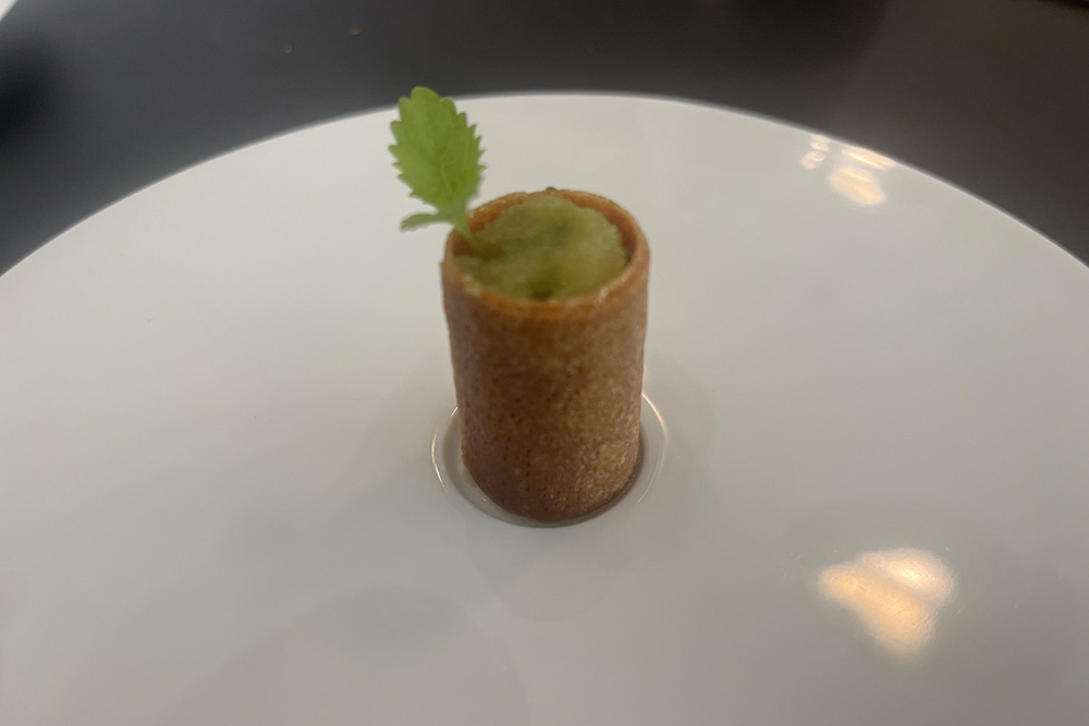 Un amuse bouche savoureux.