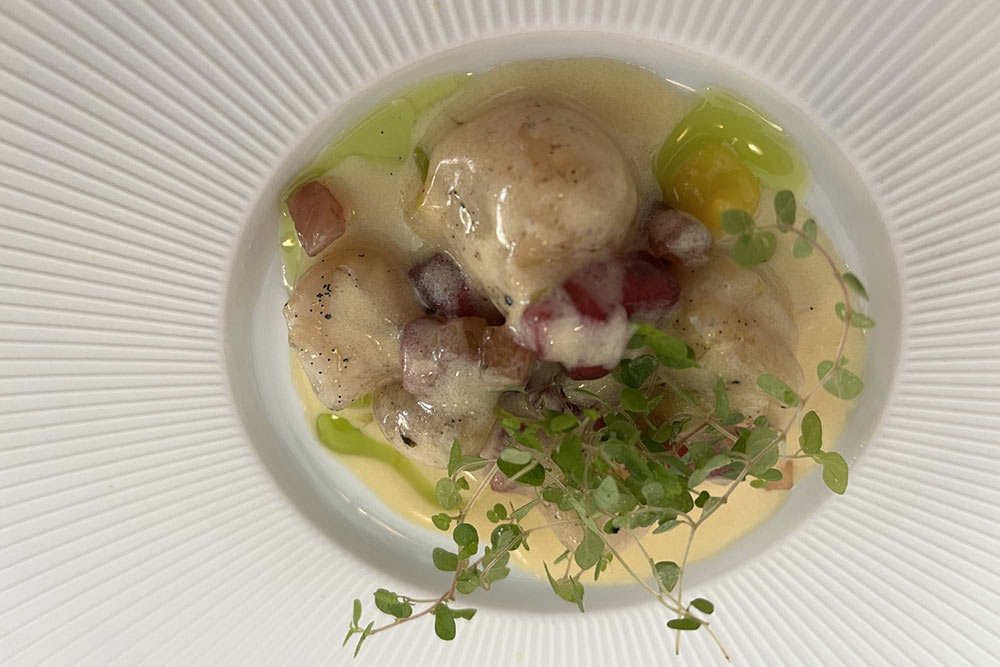 Les plats font la part belle aux émulsions crémeuses