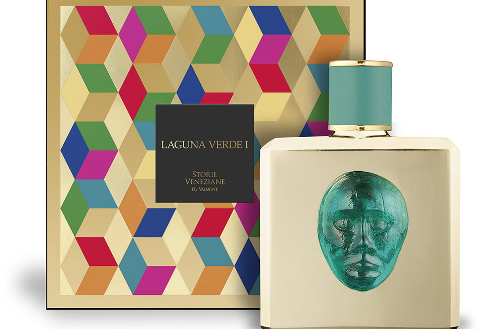 Laguna Verde I - Le motif,inspiré de la mosaïque de la Place Saint Marc, emblème flamboyant de l’art décoratif vénitien.