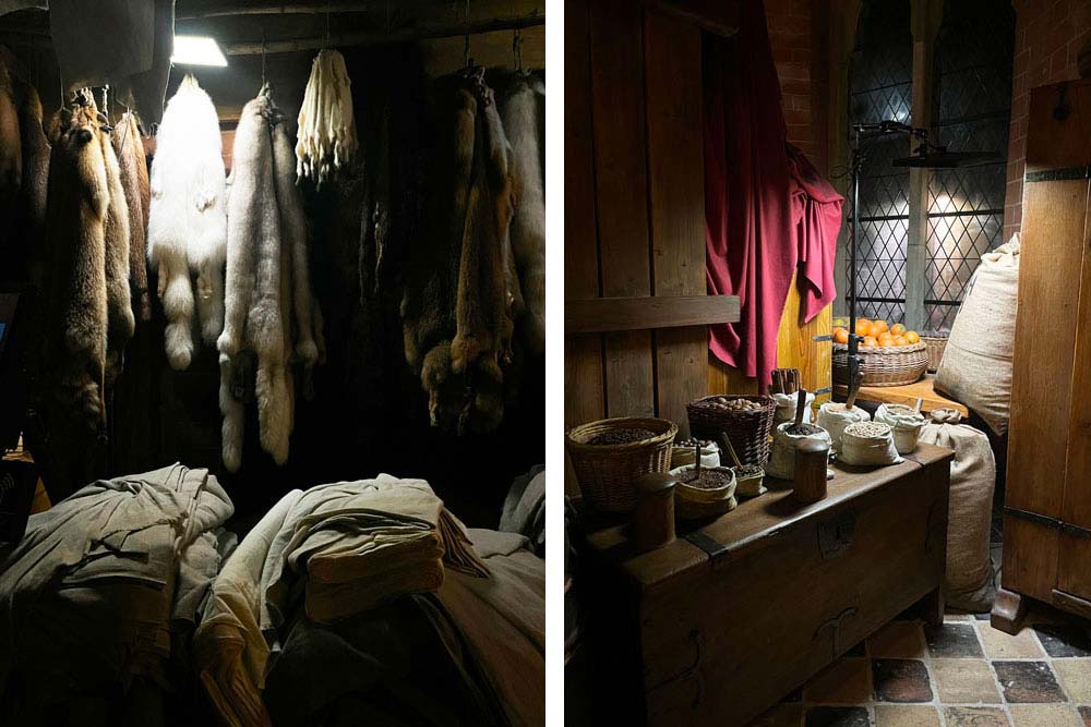 Fourrures et diverses denrées dont on faisait commerce