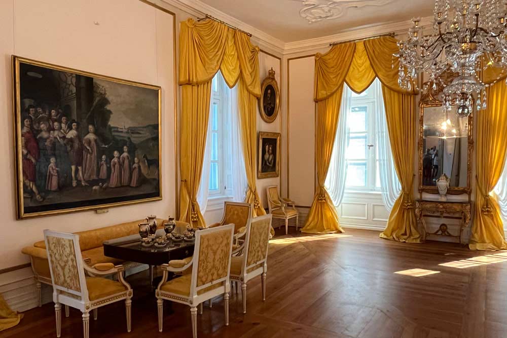 Schleswig Holstein - Le salon jaune (château d’Eutin)
