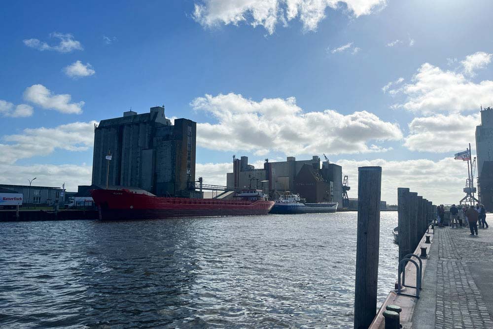 Schleswig Holstein - Vue depuis les quais du port (Husum)