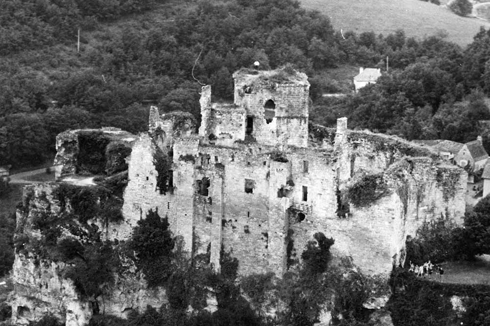 Château de Castelnaud - vue aérienne de Jean Nouvel
