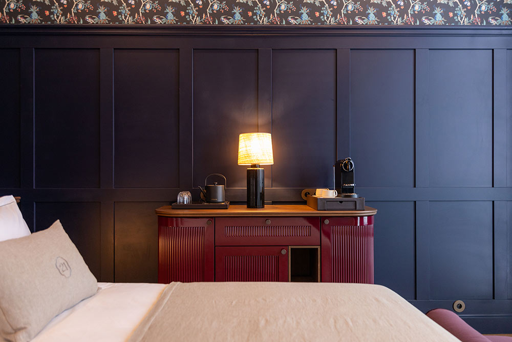 Suite Deluxe, le lit.