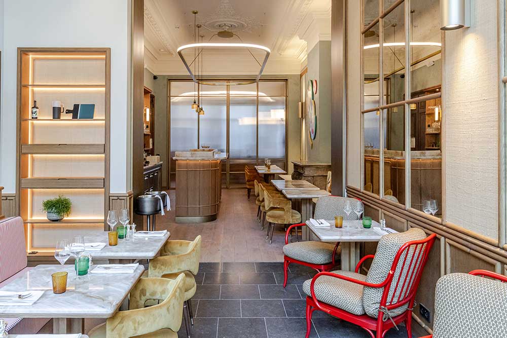 Faubourg 21 - Bistra Noisette, vue d'ensemble.