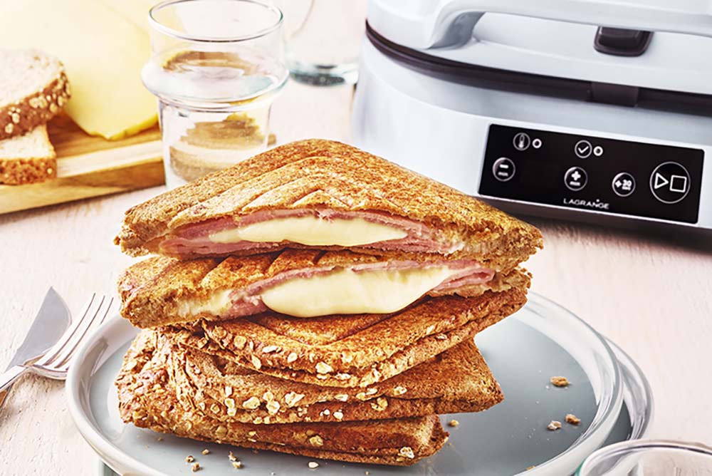 Lagrange - Des croques monsieur biens dorés.