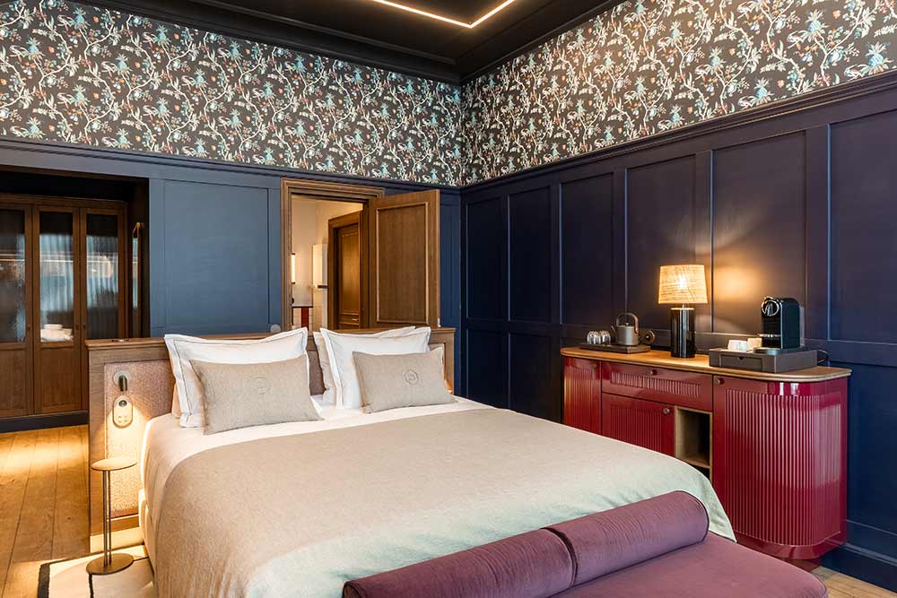 Faubourg 21 - Suite Deluxe, le lit.