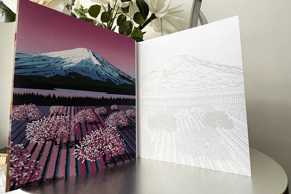 Un superbe livre de coloriage.