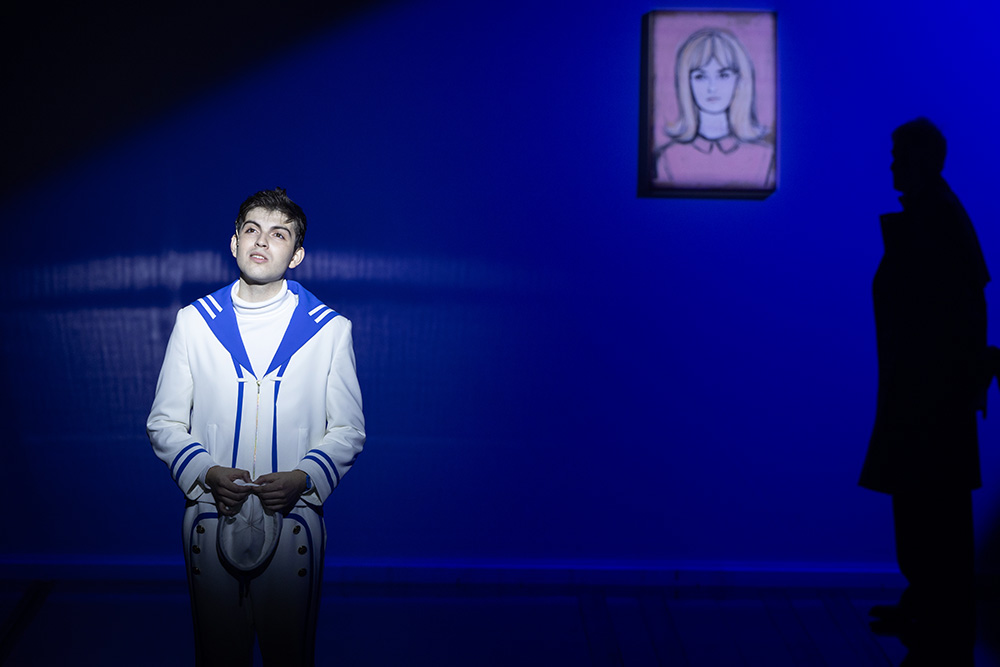 Le portrait de Delphine peint par Maxence.