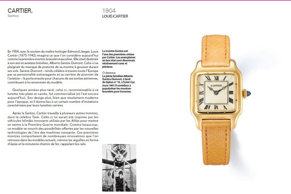 Montres Iconiques - Montre Santos de Cartier.