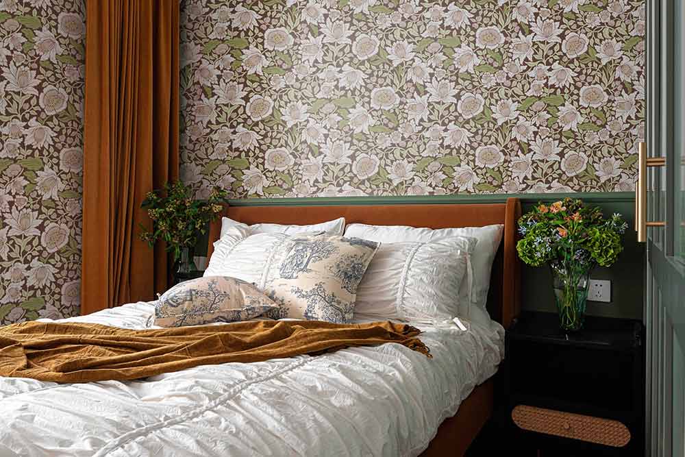 Papiers peints - Jardin d'évasion Marron