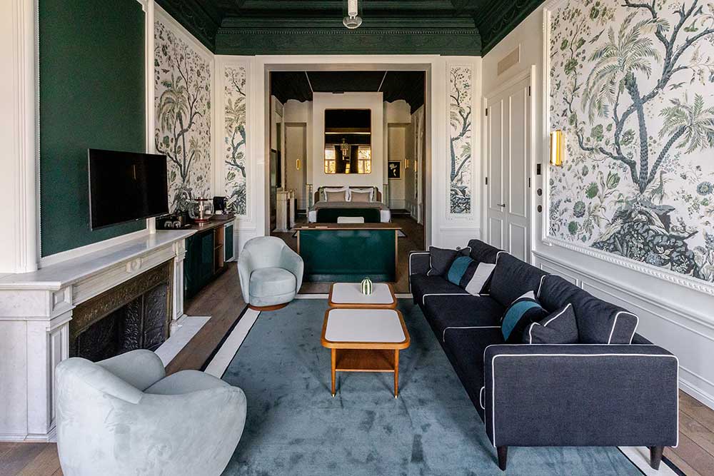 Suite Faubourg 21, le salon.