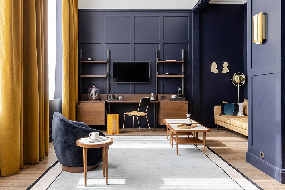 Faubourg 21 - Suite Héloïse - coin bureau.