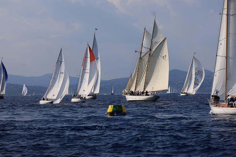 Saint-Tropez - Une magnifique compétition.