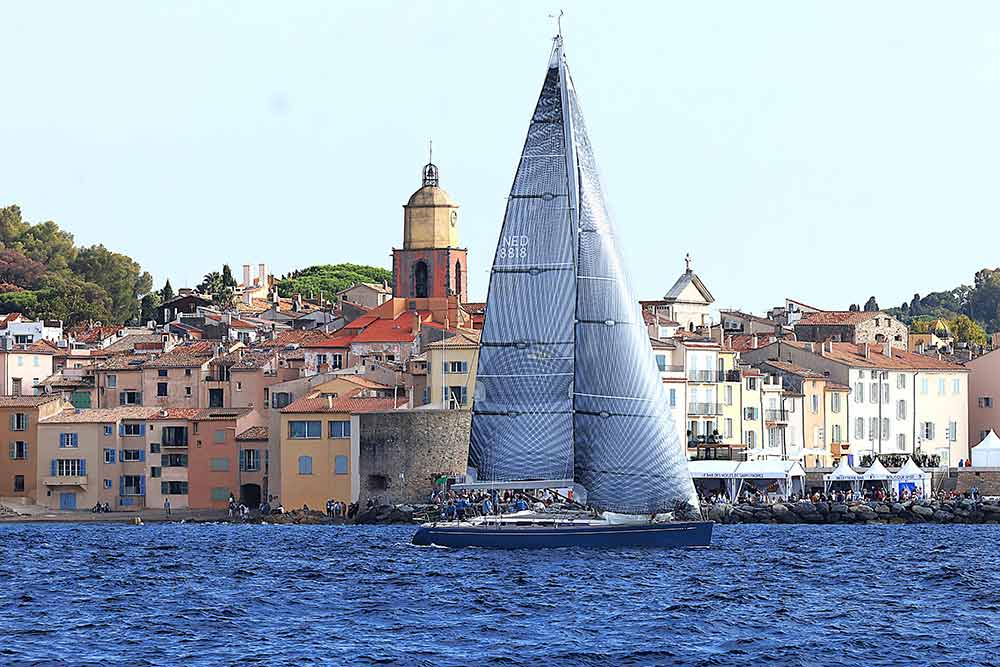 Une superbe vue sur Saint-Tropez.