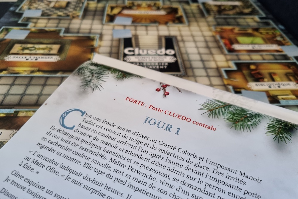 Calendrier de l’Avent Cluedo : une enquête immersive à vivre en décembre