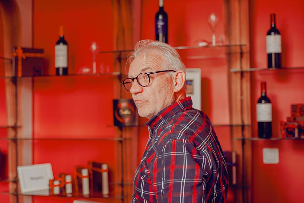 William Hamelin, fondateur des Chocolats Bacchus.