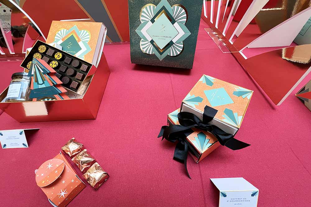 Collection Noël - Coffrets gourmandises.