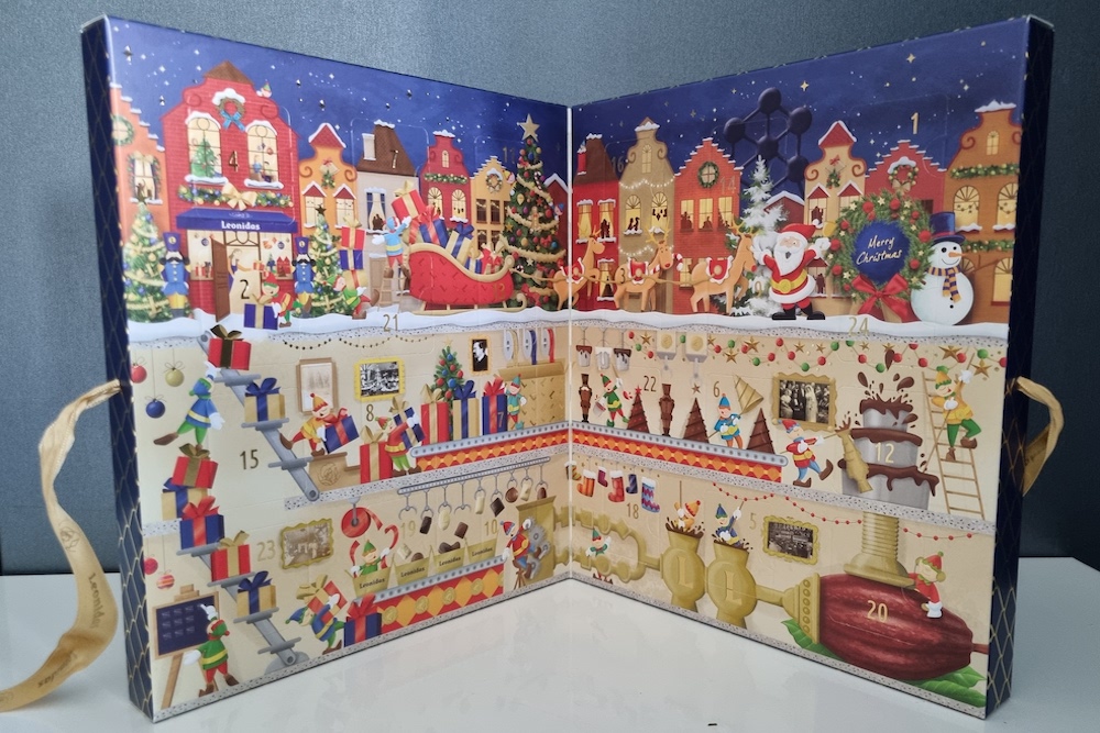 Leonidas : un double compte à rebours avec deux calendriers de l’Avent