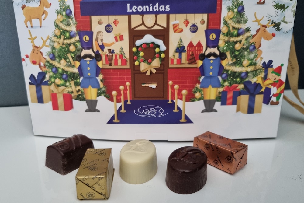 Leonidas : un double compte à rebours avec deux calendriers de l’Avent