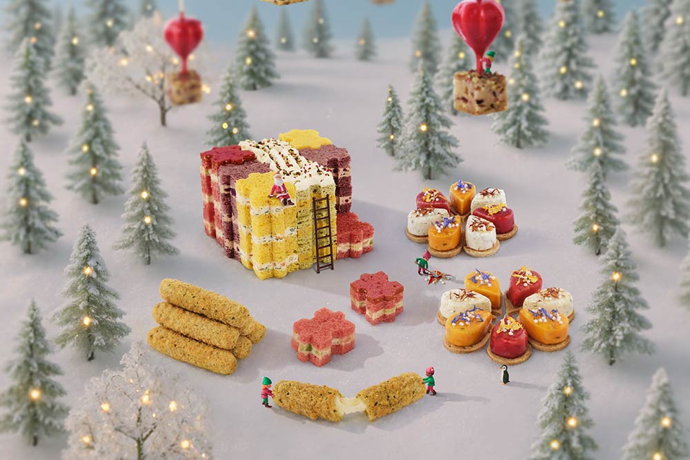 Un assortiment festif.