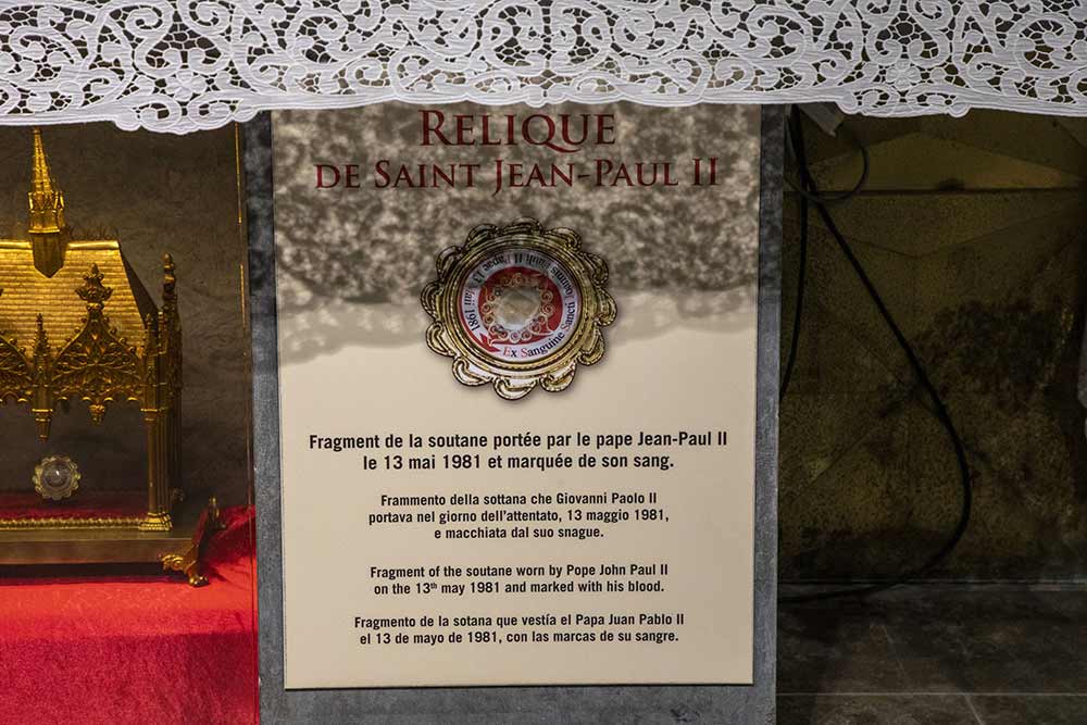 Sanctuaire - La relique de Saint Jean-Paul II