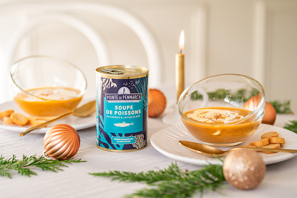 Coffrets Noël - Une super soupe de poisson au safran.
