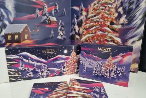Weiss et l’arbre enchanté : une collection de Noël à croquer