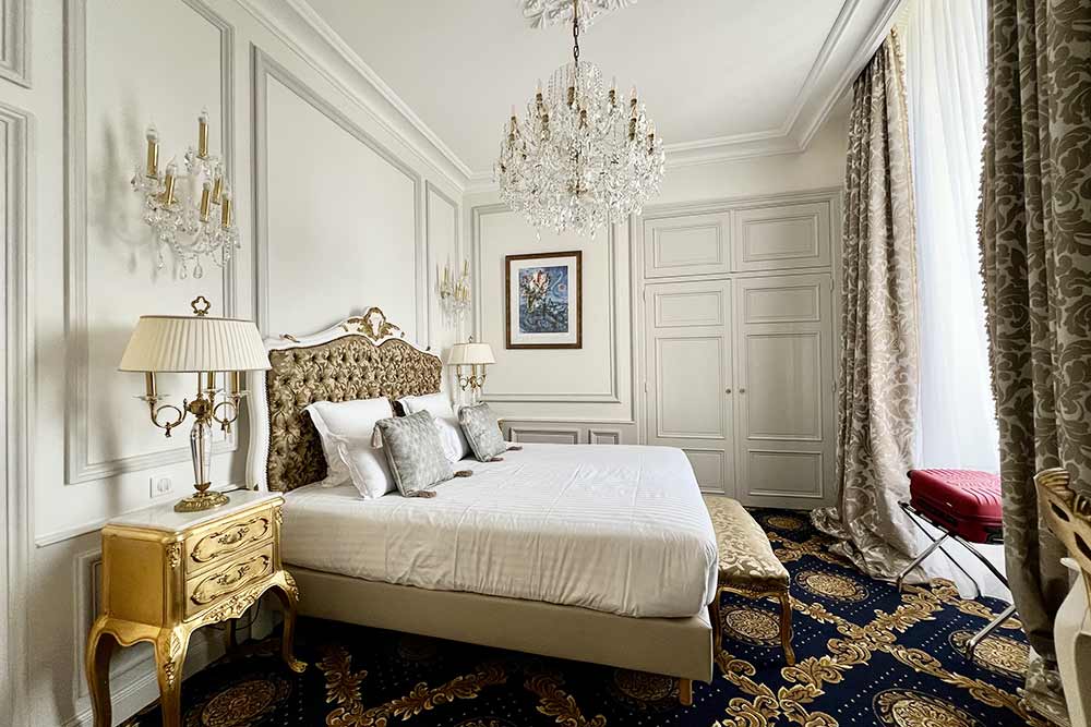 La chambre de la Suite Présidentielle.