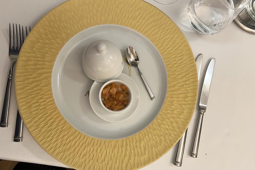 Fondant et si bon ce saumon.