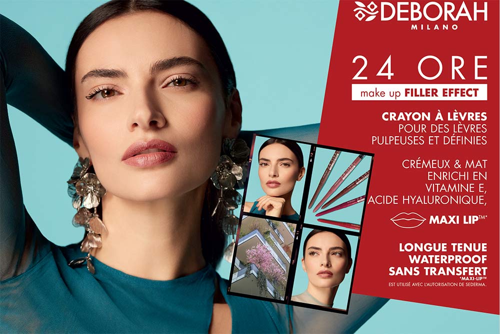 Deborah Milano - Des lèvres sexy et pulpeuses.