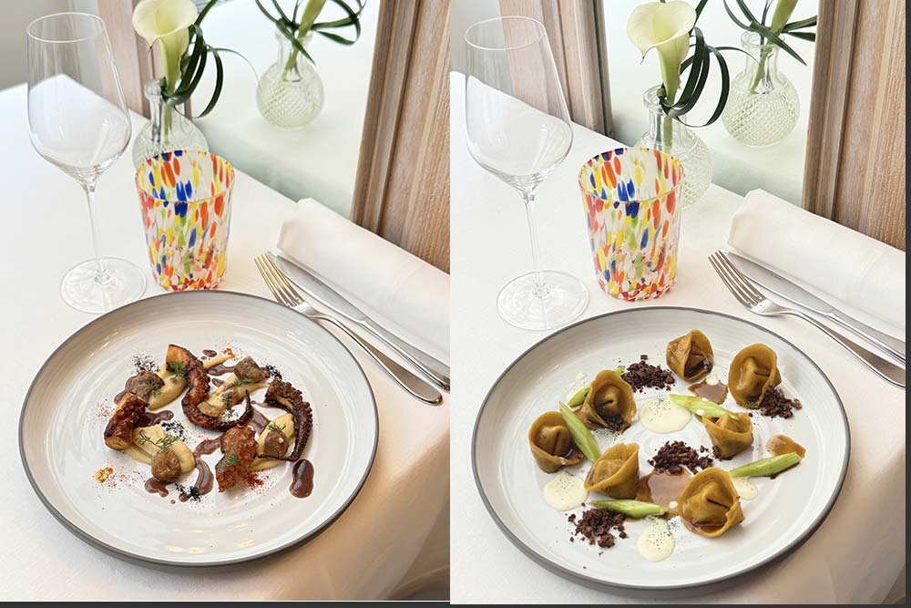 Hôtel Splendide Royal - Fettuccine maison, beurre blanc, poutargue et caviar. 