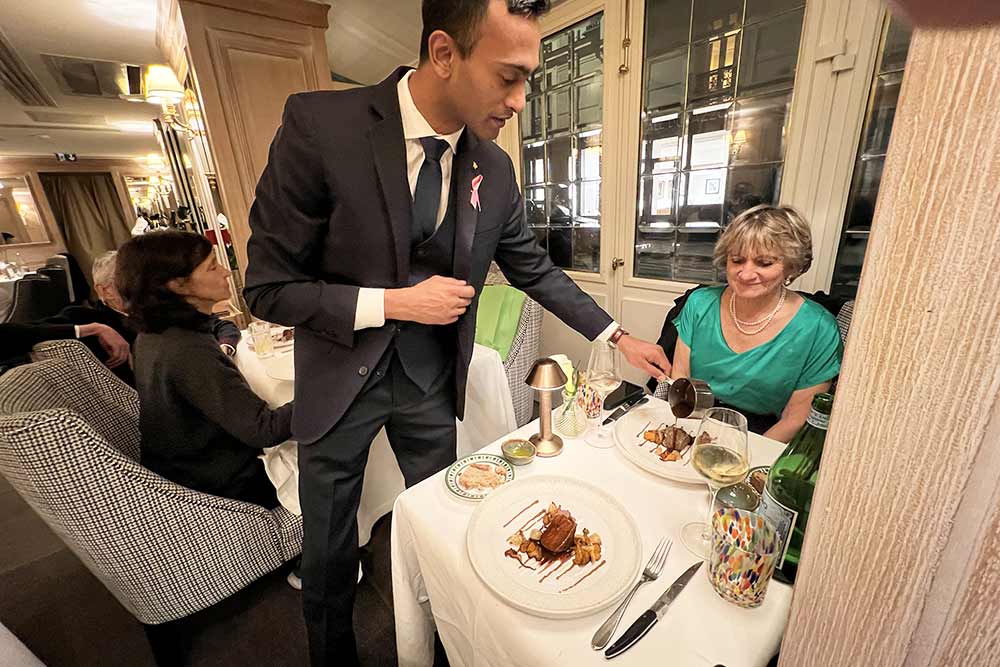 Une présentation élégante et gustative.