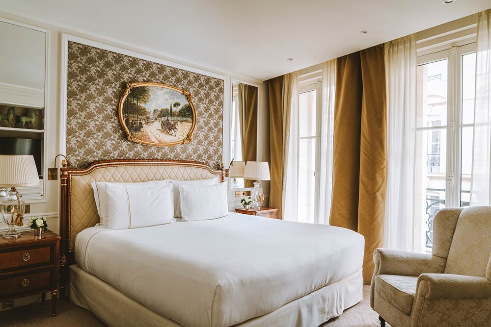 Une des suites de ce palace.